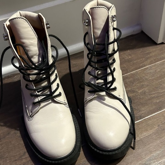 COACH Women's Lorimer Combat Boots - Picture 10 of 10